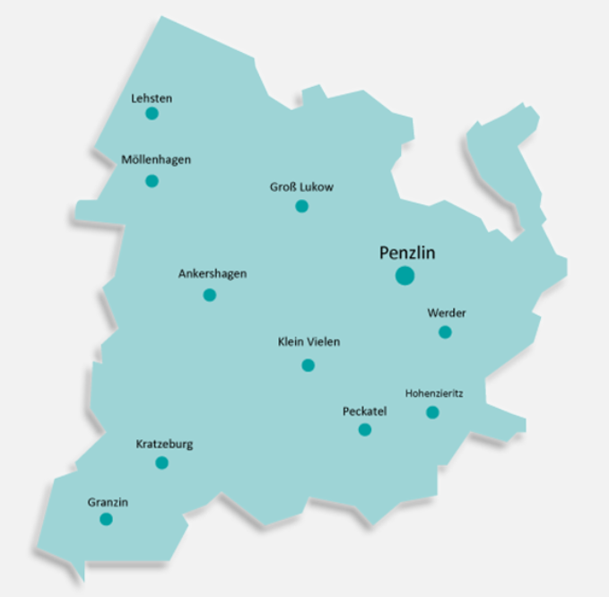 Wer vom geförderten Breitbandausbau profitieren möchte, muss sich bis Ende Oktober bei neu.sw melden. Übersichtskarte vom Projektgebiet MSE 24_23